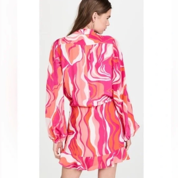 NWT Rococo Sand Multi-colored flounced mini w/metallic lurex thread Multisizes - Picture 4 of 8